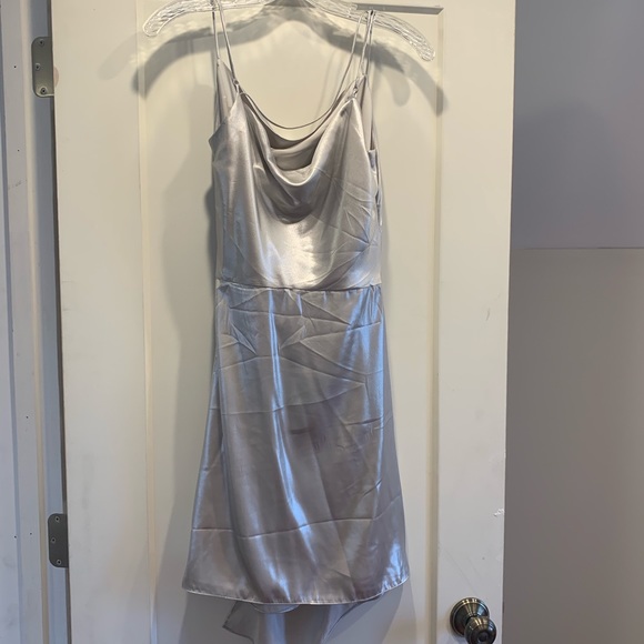 H&M Dresses & Skirts - Metallic silver H&M dress, size 6 NWT